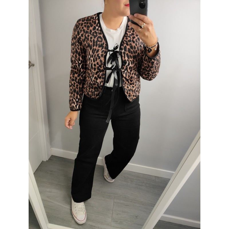 CHAQUETA LEOPARDO LAZO