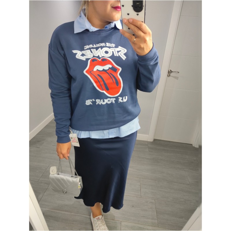 SUDADERA LENGUA