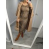 VESTIDO TUL LEOPARDO