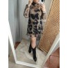 VESTIDO TULL LEOPARDO