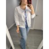 BLUSA LAZOS RAYA BLANCO