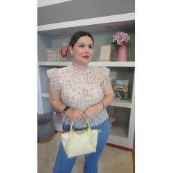 BLUSA FLOR AMARILLO