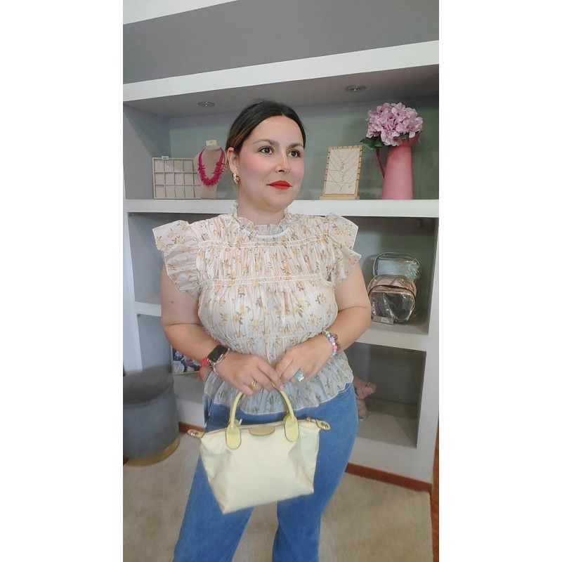 BLUSA FLOR AMARILLO