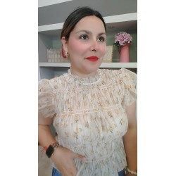 BLUSA FLOR AMARILLO