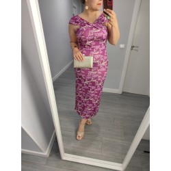 VESTIDO ESTAMPADO NUDO...