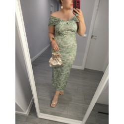 VESTIDO ESTAMPADO NUDO...
