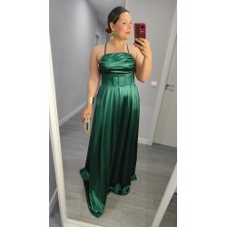 VESTIDO LARGO VERDE