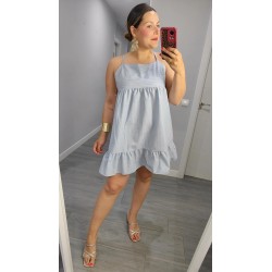 VESTIDO RAYA DIPLOMATICA AZUL