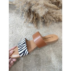 SANDALIA ANIMAL PRINT CEBRA