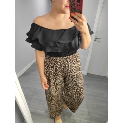 BLUSA MAXIVOLANTE NEGRO