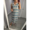 VESTIDO ETNICO AZUL