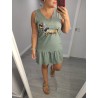 VESTIDO PERRO VERDE