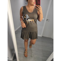 VESTIDO PERRO MARRON