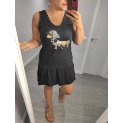 VESTIDO PERRO NEGRO