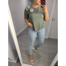 CAMISETA LAZO CEBRA VERDE