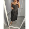 VESTIDO ABOTONADO MARRON