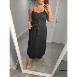 VESTIDO ABOTONADO  NEGRO