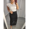 CAMISETA HOMBRERAS BLANCO