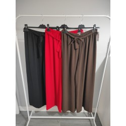 PANTALON ANCHO ROJO