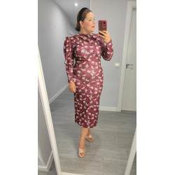 VESTIDO ESTAMPADO LAZO...