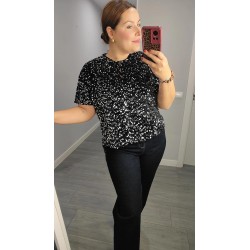 BLUSA LENTEJUELAS PLATA