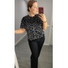 BLUSA LENTEJUELAS PLATA