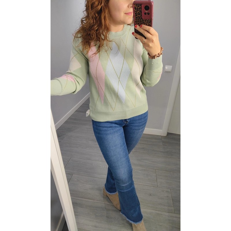 JERSEY ROMBOS VERDE