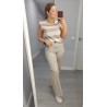 PANTALON BOLSILLO BEIGE